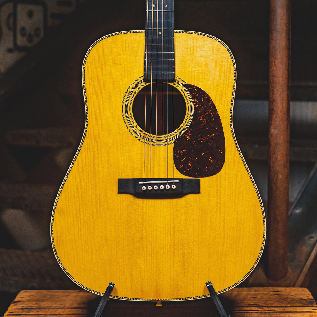 2023 Martin Custom Shop HD-28, Wild Grain East Indian Rosewood, Natural w/OHSC - Used