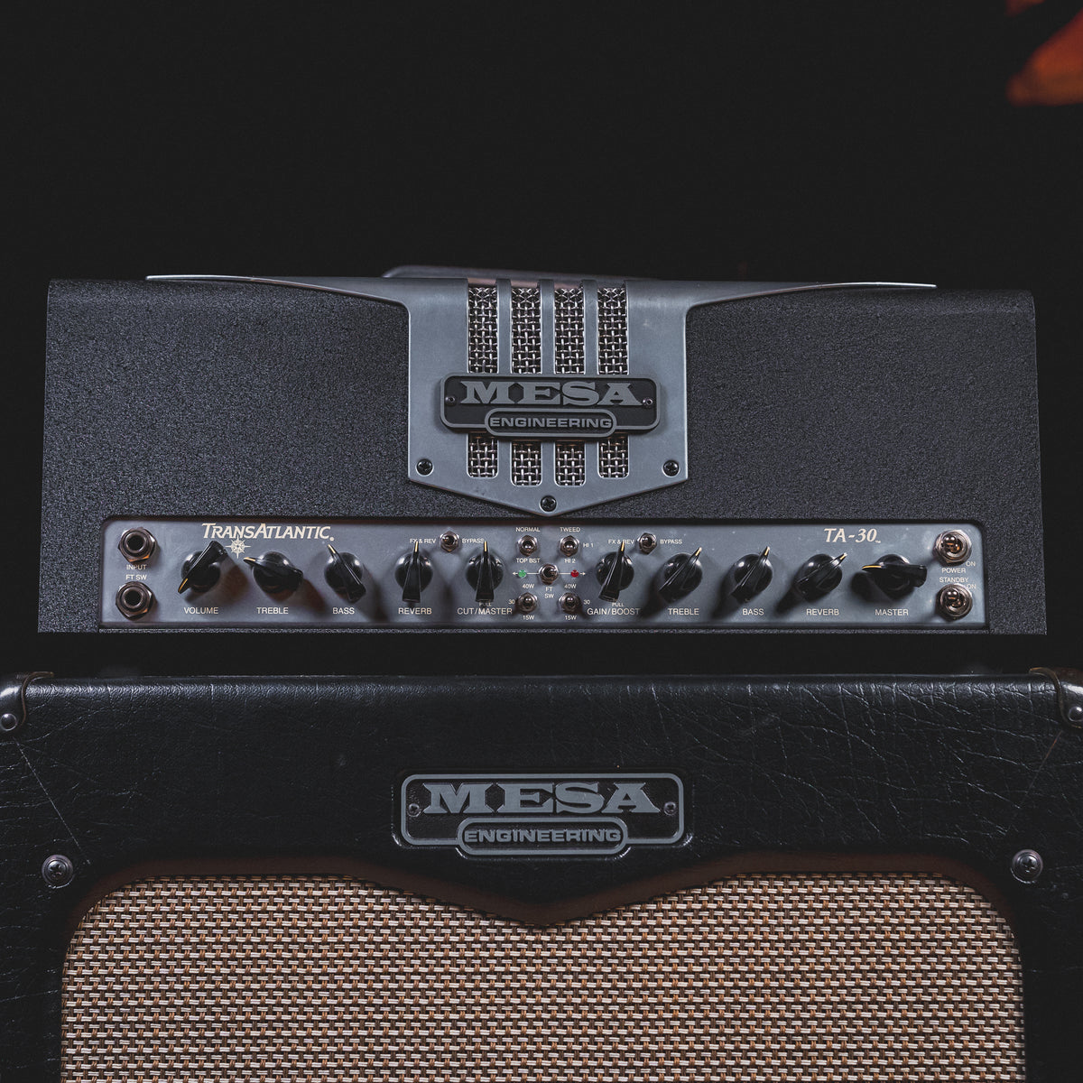 2010 Mesa Boogie Transatlantic TA-30 Head Guitar Amplifier w/ 1x12" Cabinet - Used