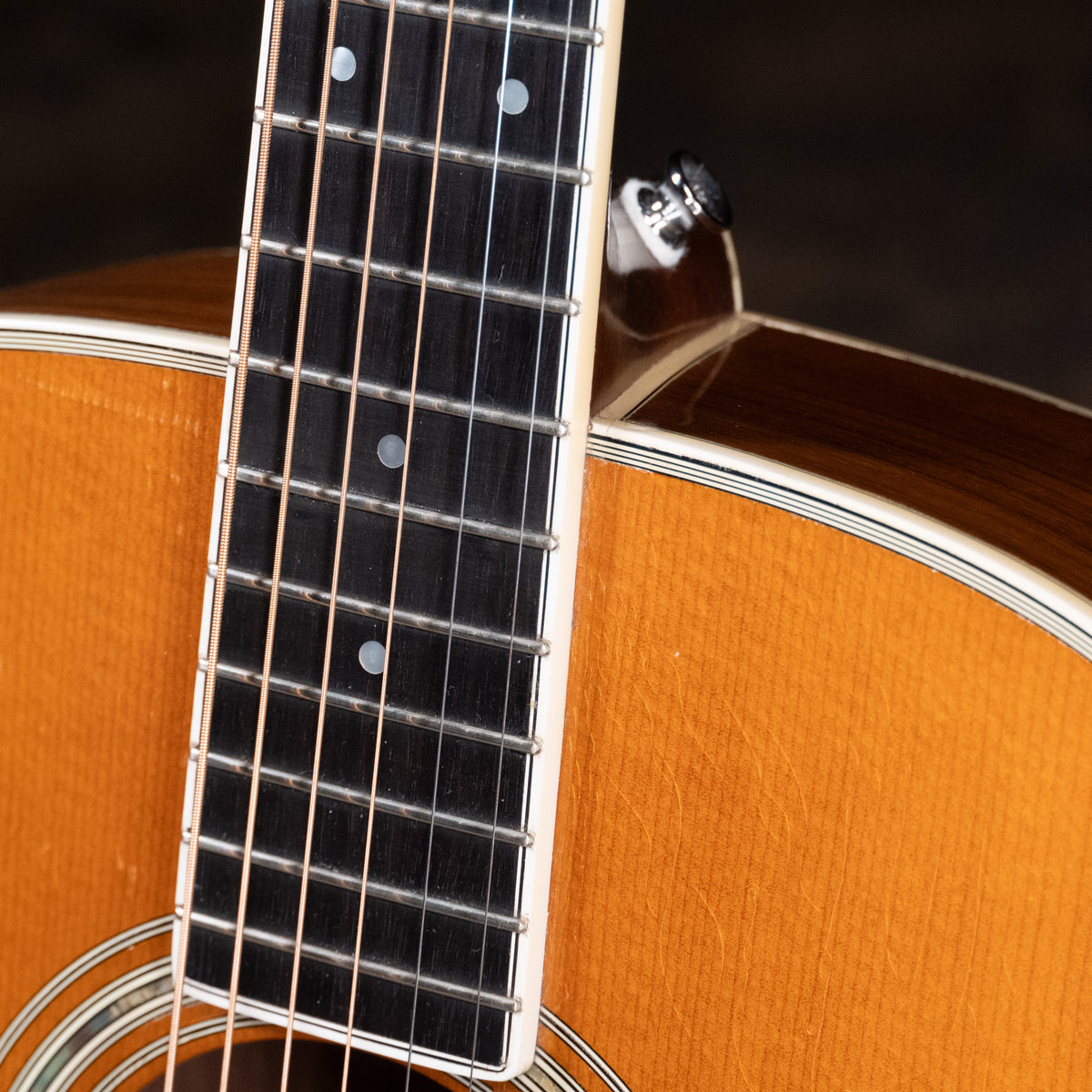 1990 Martin M-38 Acoustic-Electric Guitar, Natural - Used