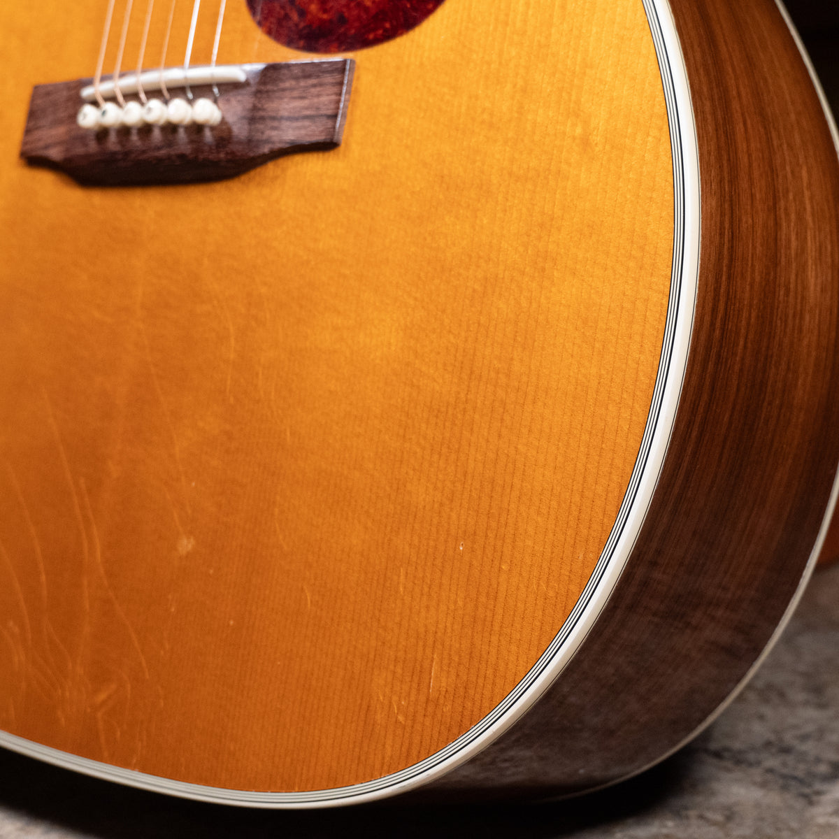 1990 Martin M-38 Acoustic-Electric Guitar, Natural - Used