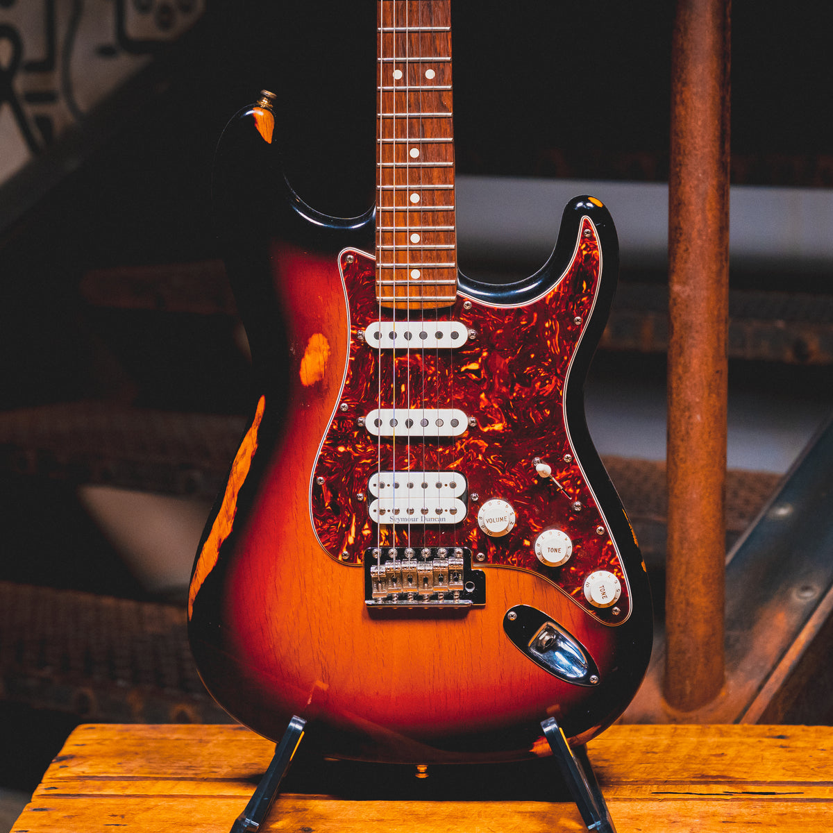 2006 Fender Highway One Stratocaster HSS Electric Guitar 3-Tone Sunburst w/ HSC - Used
