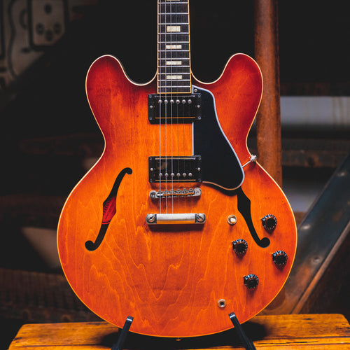 2016 Gibson Memphis ES-335 Block Electric Guitar, Faded Light Burst w/ OHSC - Used