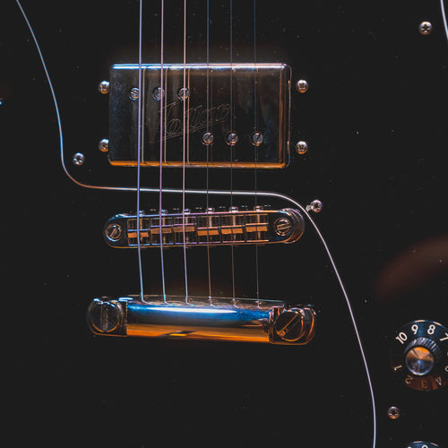 2022 Bilt ESG Electric Guitar, Black w/ OHSC - Used