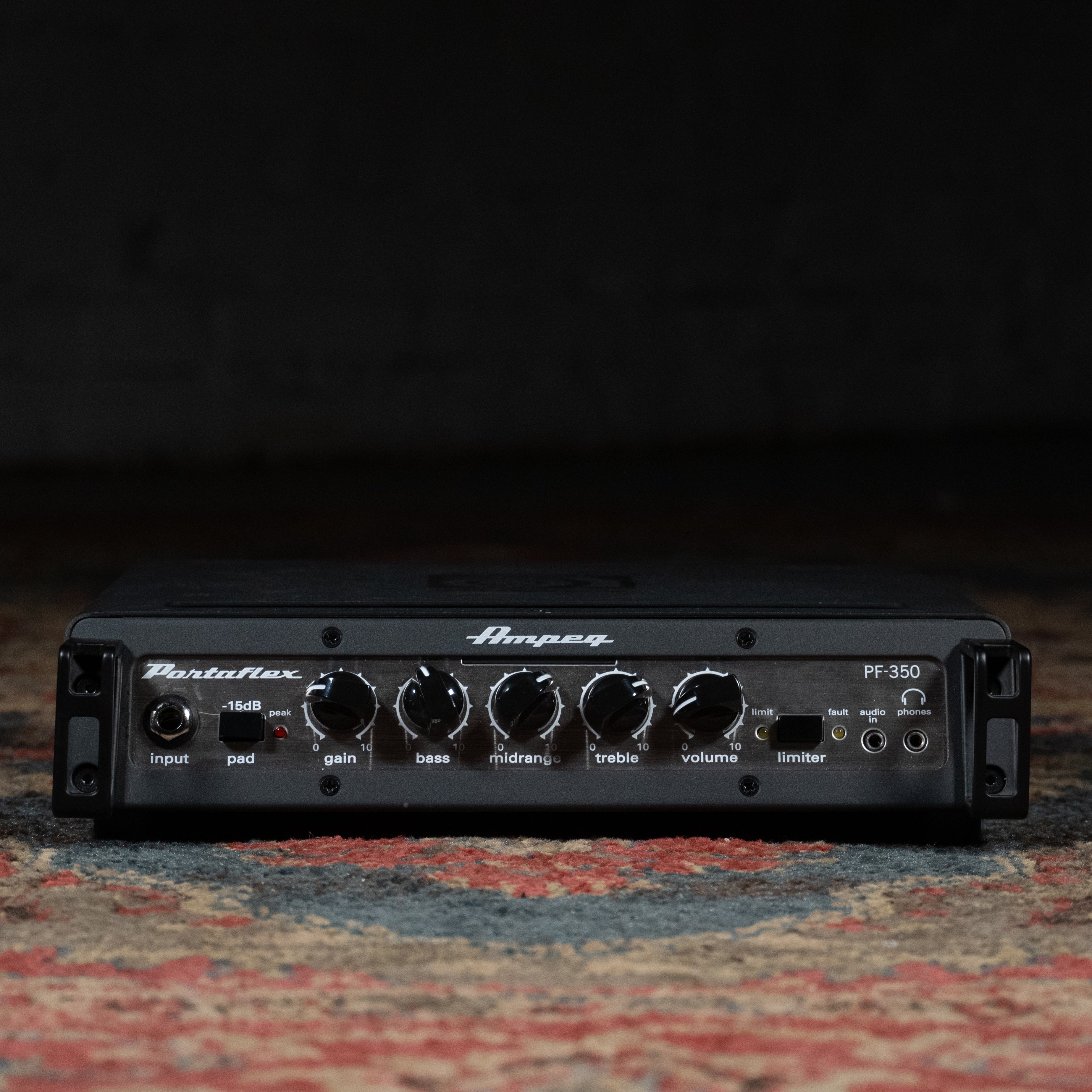 Ampeg Portaflex PF-350 Bass Guitar Amplifier Head w/IEC Cable - Used