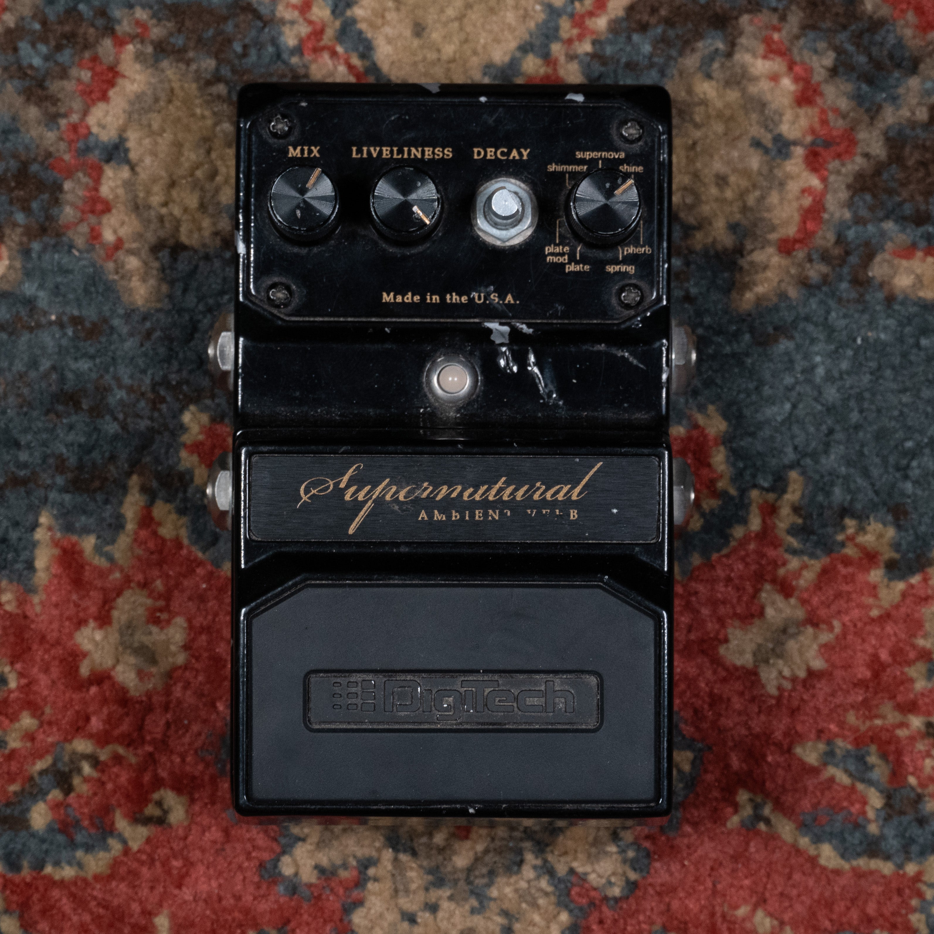 DigiTech Supernatural Ambient Stereo Reverb Effect Pedal