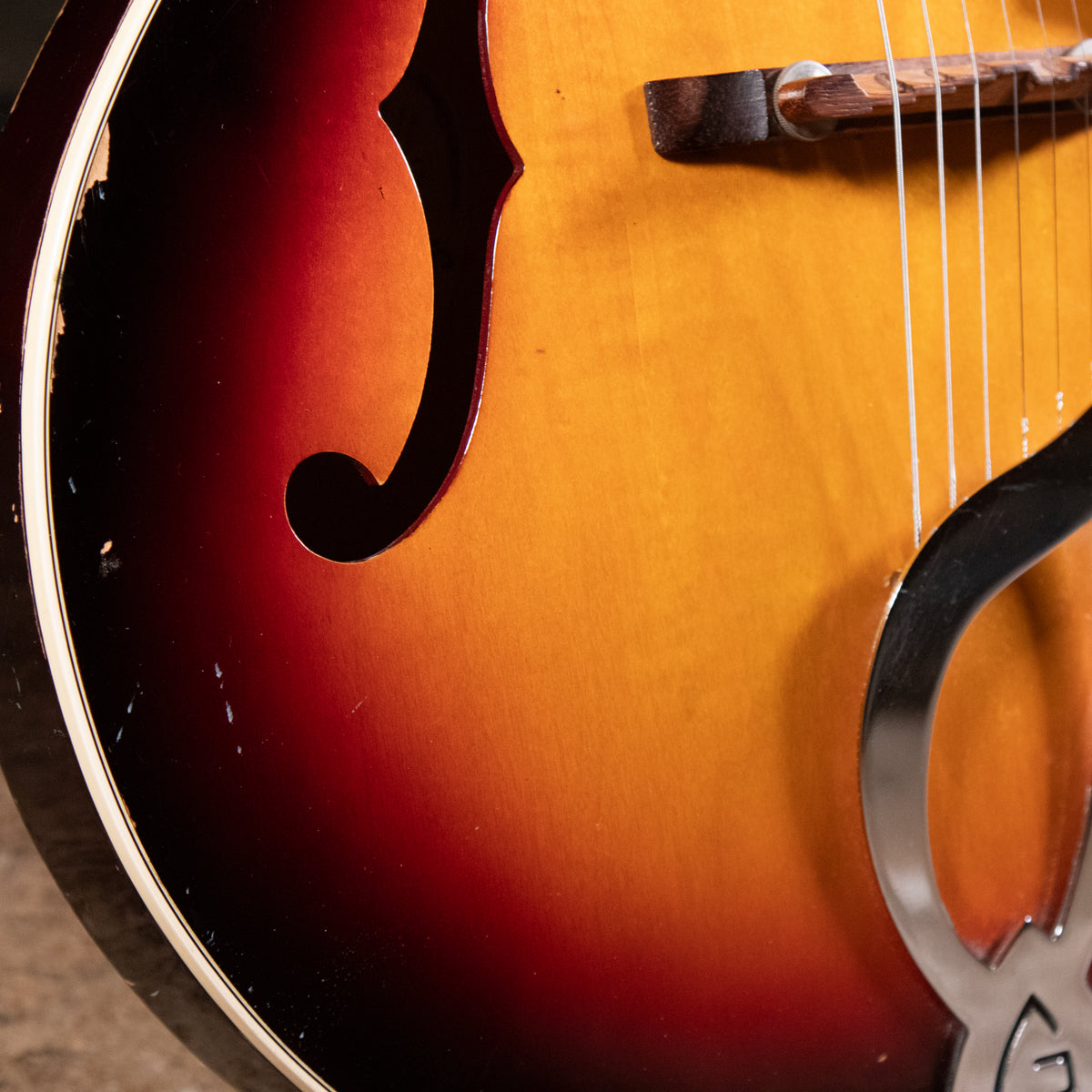 1964 Guild T-100 Slim Jim Hollowbody Electric Guitar, Sunburst w/OHSC - Used