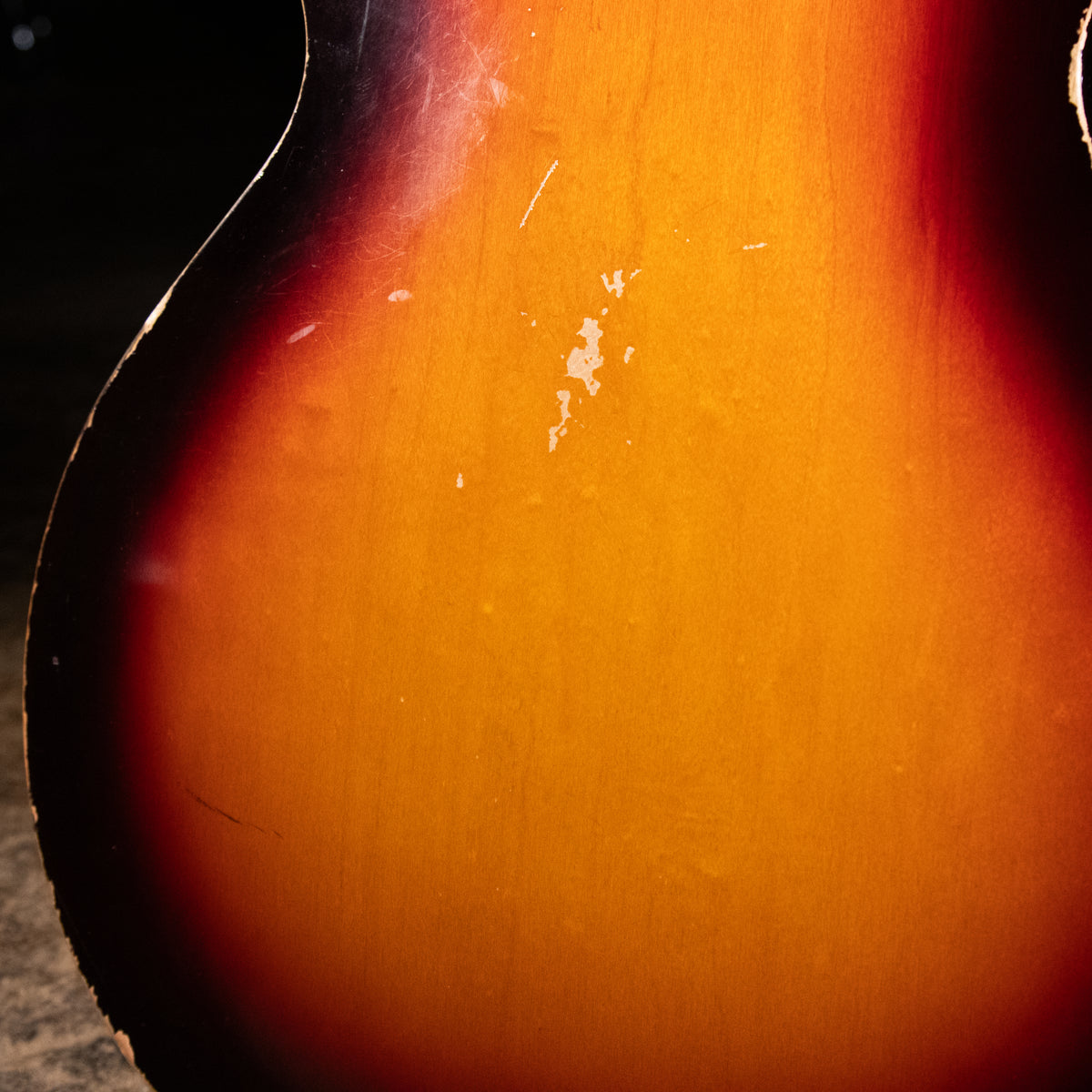 1964 Guild T-100 Slim Jim Hollowbody Electric Guitar, Sunburst w/OHSC - Used