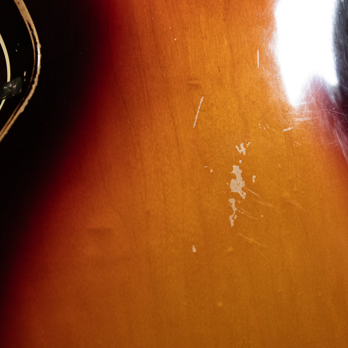 1964 Guild T-100 Slim Jim Hollowbody Electric Guitar, Sunburst w/OHSC - Used
