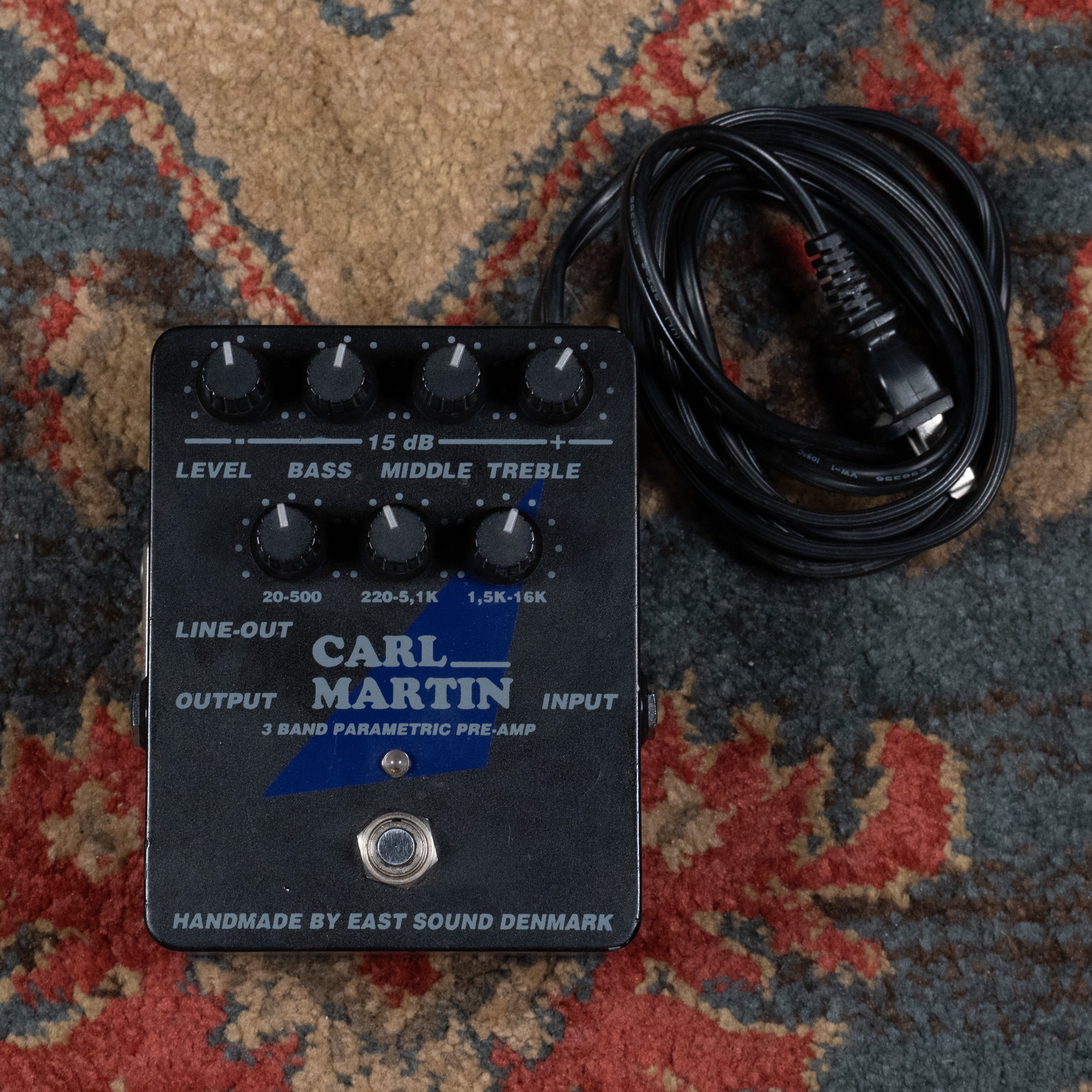 ギター CARL MARTIN 3 BAND PARAMETRIC PRE-AMP Carl Martin 3 Band Parametric Preamp - Tonebox.com