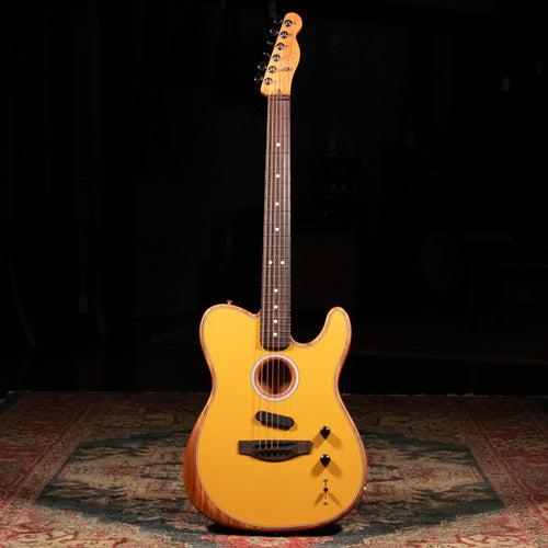 2022 Fender Player Acoustasonic Telecaster Acoustic-Electric Guitar, Butterscotch Blonde w/OGB - Used