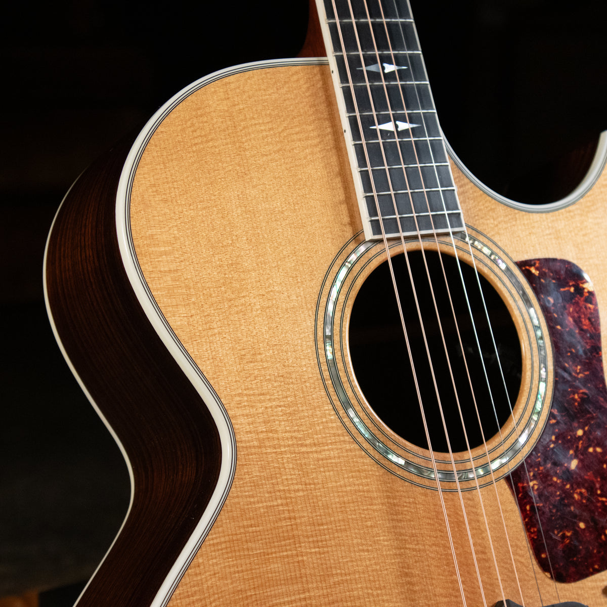 1997 Taylor 815c Jumbo Acoustic-Electric Guitar, Natural w/OHSC - Used