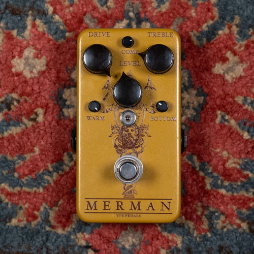 VFE Pedals Merman Transparent Overdrive Effect Pedal w/Box - Used