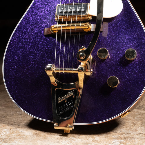 2021 Gretsch G6129T Vintage Select Duo Jet Electric Guitar, Purple Sparkle w/OHSC - Used