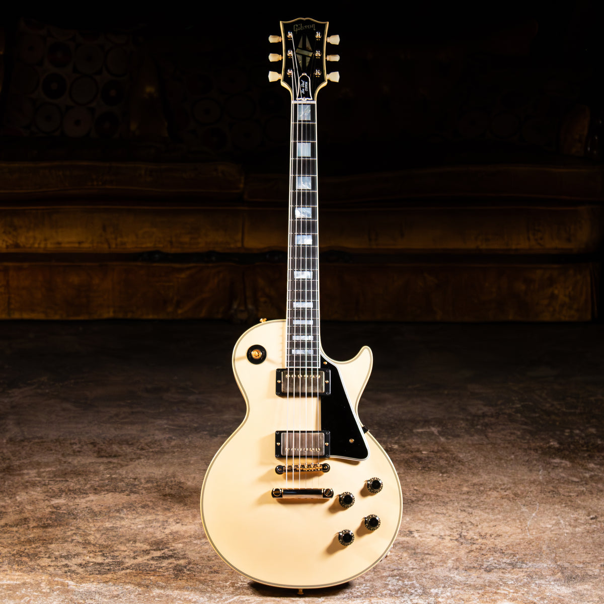 2022 Gibson Custom Shop Made 2 Measure '57 Les Paul Custom, Aged White w/OHSC - Used