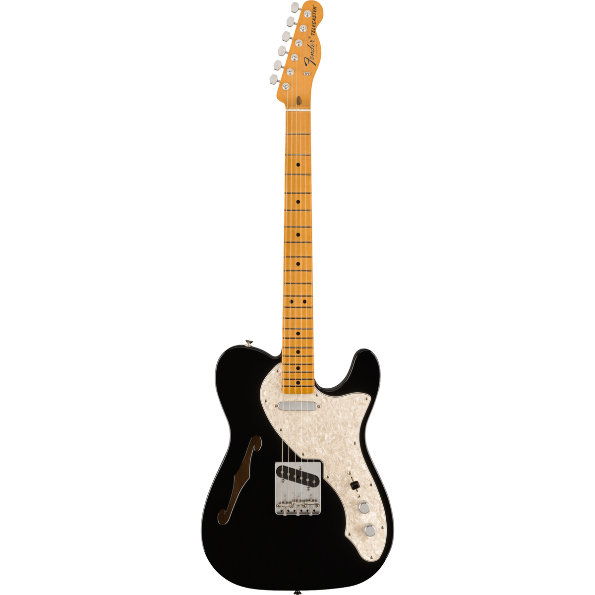 2023 Fender Vintera II '60s Telecaster Thinline Electric Guitar, Black w/OGB - Used