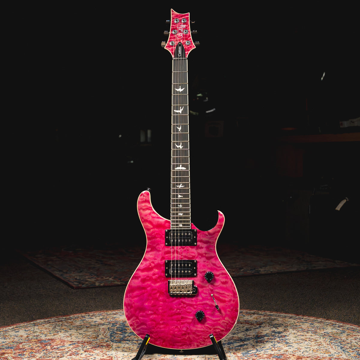 2024 PRS SE Custom 24 Quilt Package Electric Guitar, Violet - Used