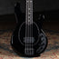 2024 Music Man Dark Ray Bass Guitar, Obsidian Black w/Soft Case - Used