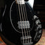 2024 Music Man Dark Ray Bass Guitar, Obsidian Black w/Soft Case - Used