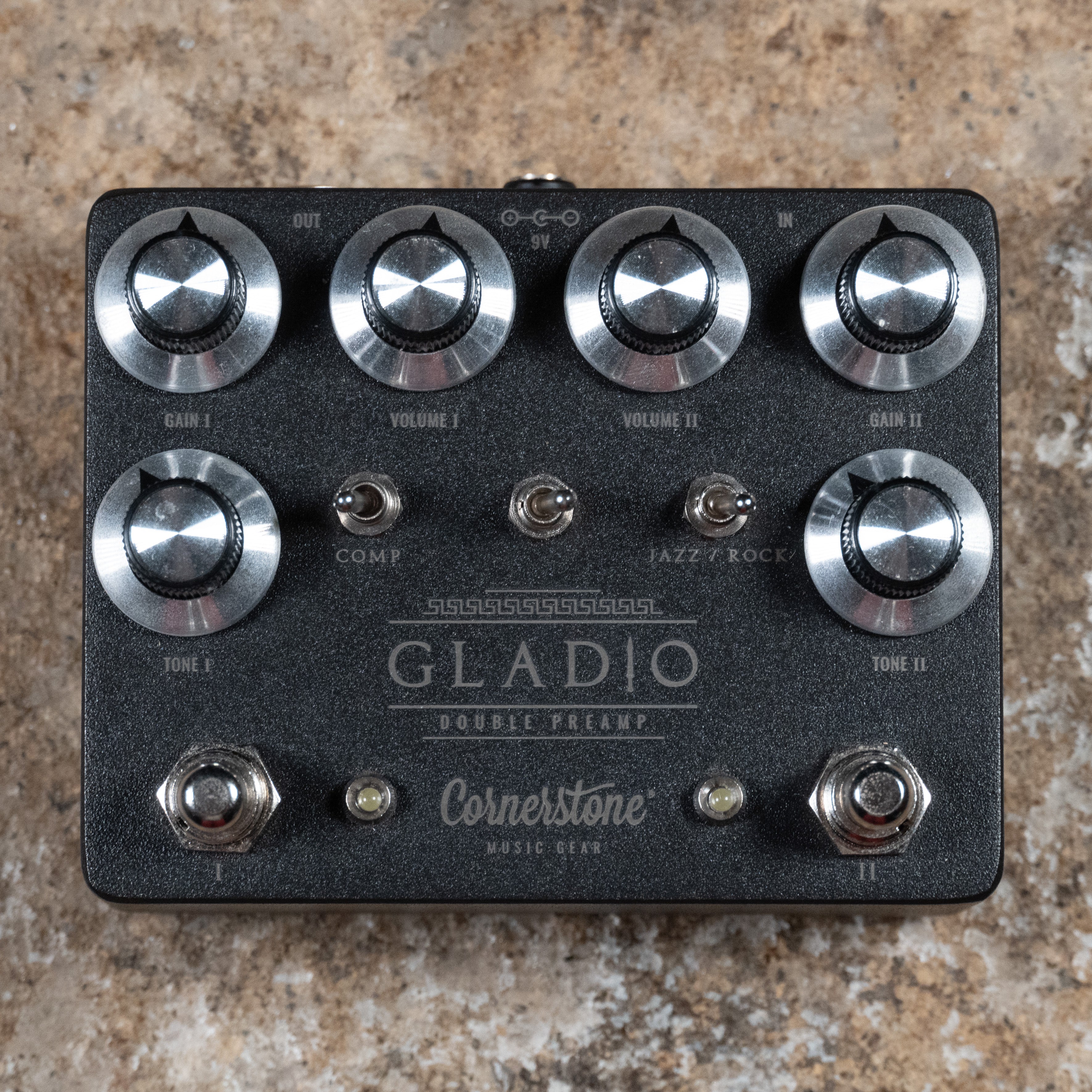 gladio pedal Cornerstone Music Gear Gladio Double Preamp Effect Pedal