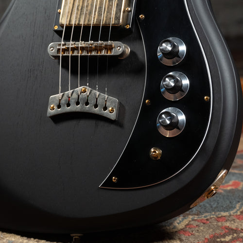 2023 Dunable Custom Shop Gnarwhal Triple Pickup Electric Guitar, Black Satin w/OHSC - Used