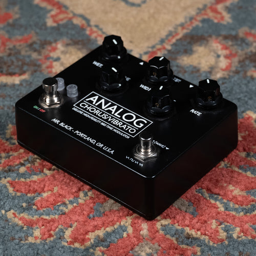 Mr. Black Analog Chorus/Vibrato Deluxe Effect Pedal - Used