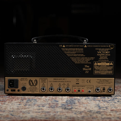 Victory Amps The Sheriff 22 Guitar Amplifier Head w/Bag and Footswitch - Used