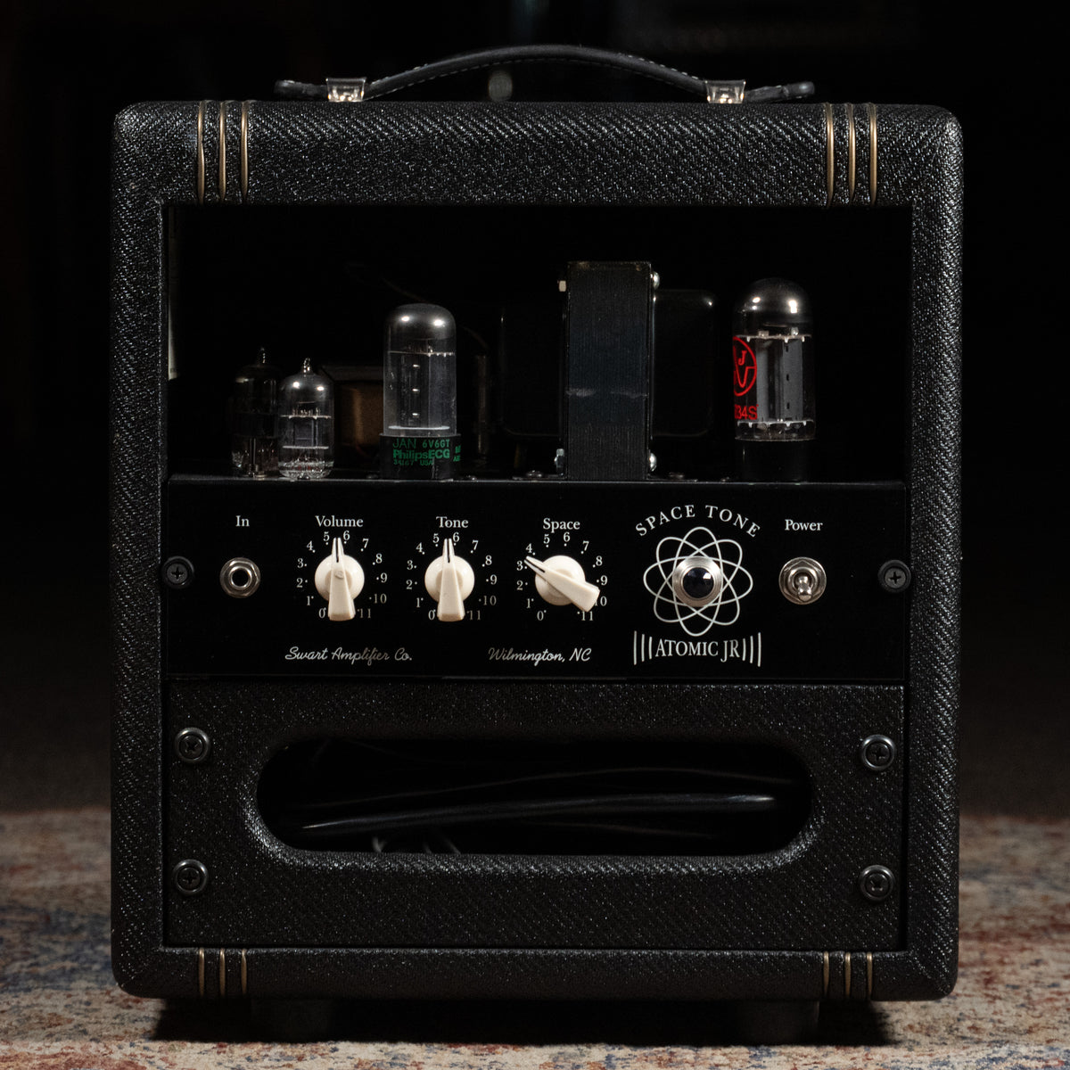 Swart Space Tone Atomic Jr. Combo Guitar Amplifier, Black Tweed - Used