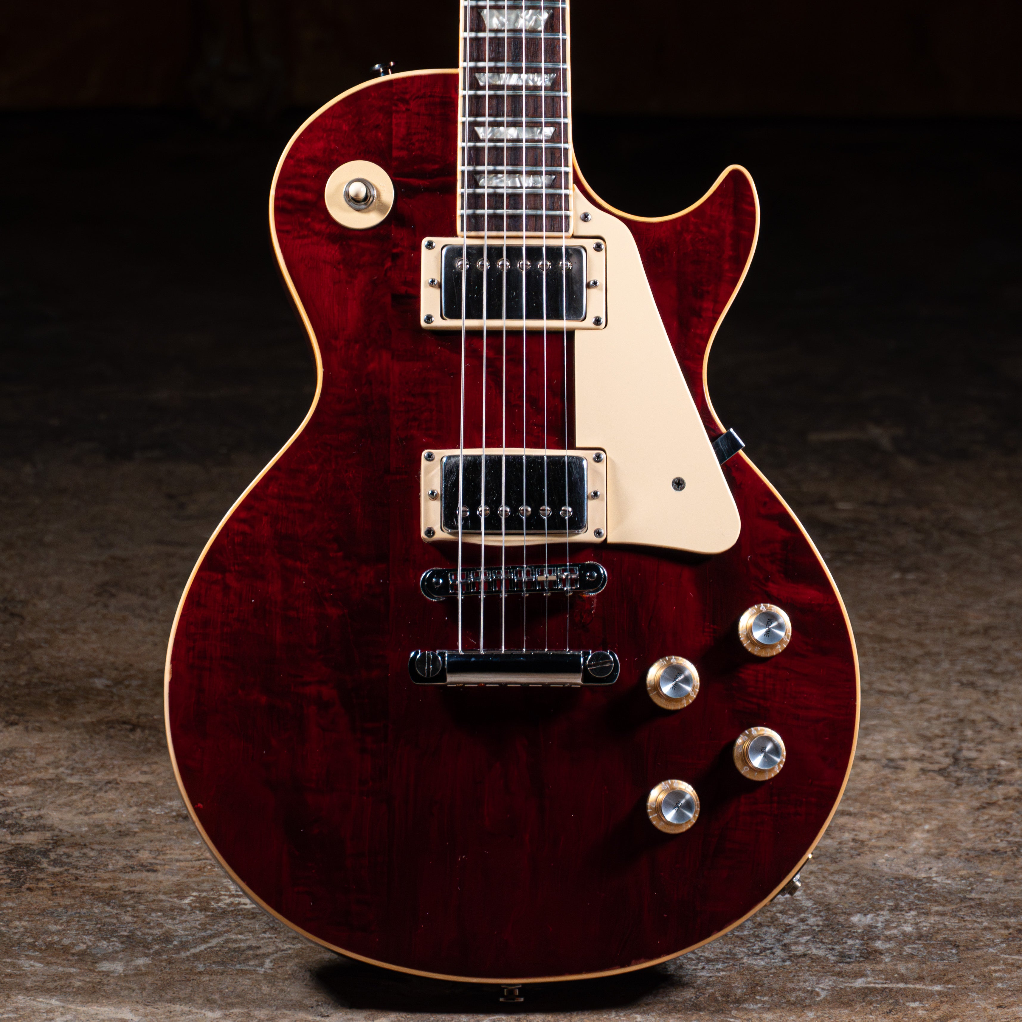 選ぶなら Electric Standard Paul Les Gibson 1976 Guitar, w Red Wine エレキギター