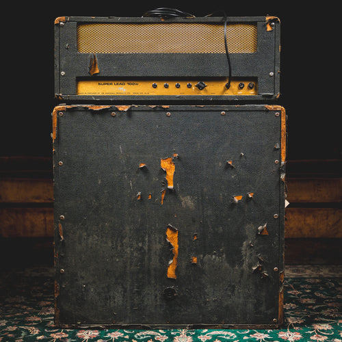 1972 Marshall Super Lead 100W Amplifier Head and 4x12” Cabinet - Used