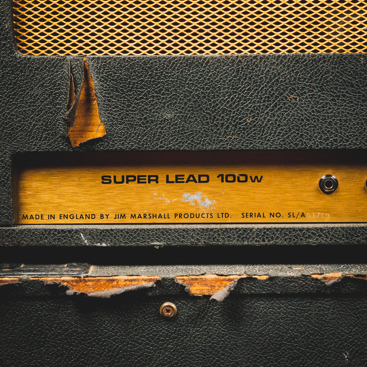 1972 Marshall Super Lead 100W Amplifier Head and 4x12” Cabinet - Used