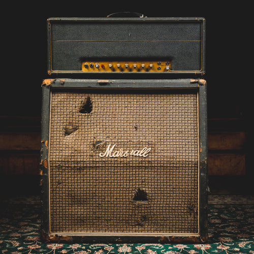 1972 Marshall Super Lead 100W Amplifier Head and 4x12” Cabinet - Used