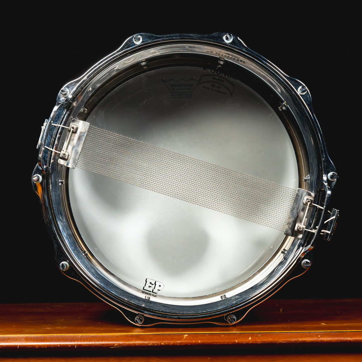 1993 Sonor D-500 Reissue 5"x14" Snare Drum w/Hella Hoops, Chrome - Used