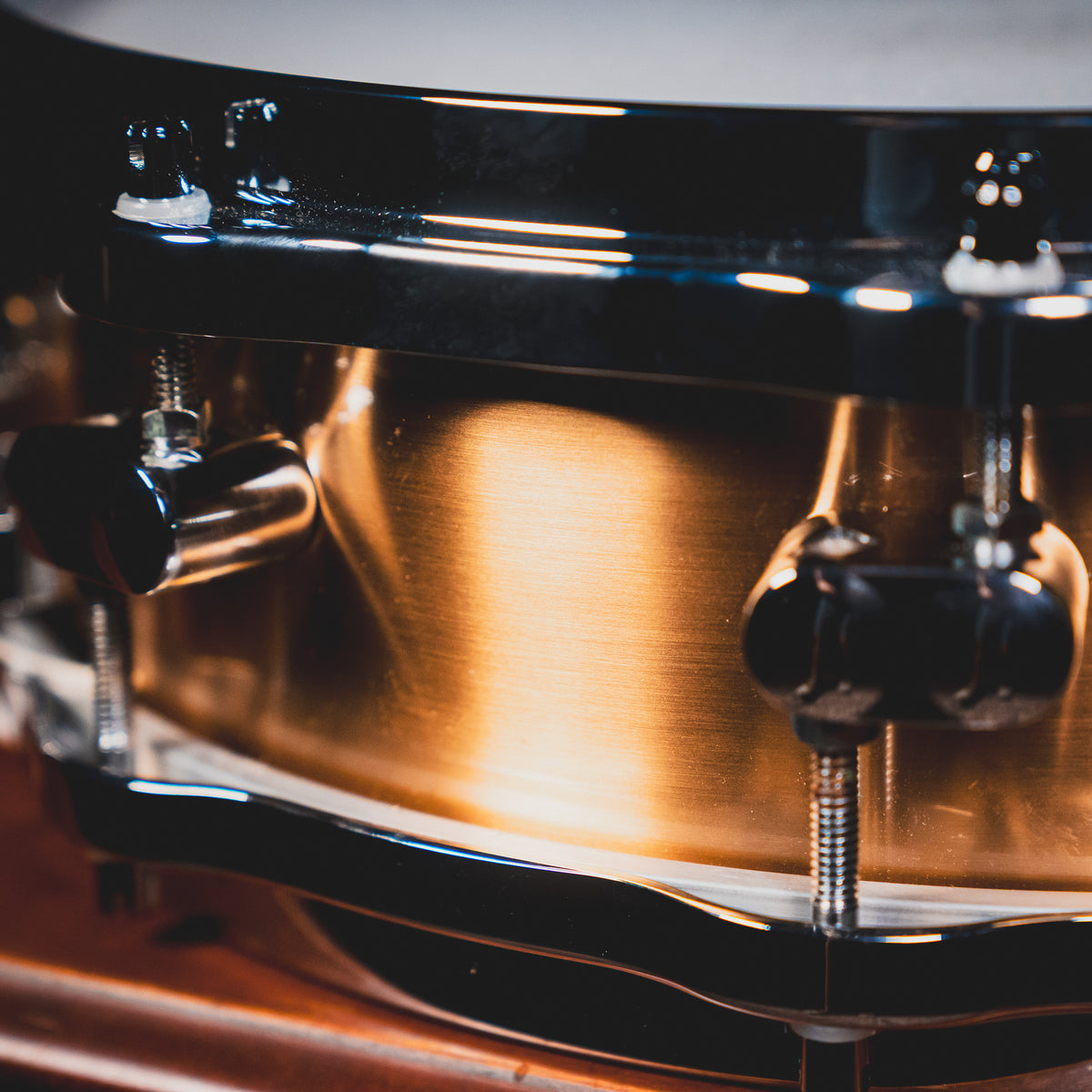 1996 Sonor Horst Link HLD 594 Bronze 14”x4” Snare Drum w/ Enduro Case - Used