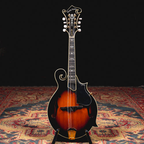 Gold Tone GM70+ F Style Mandolin, Carved Spruce Top, Two Tone Tobacco - Used