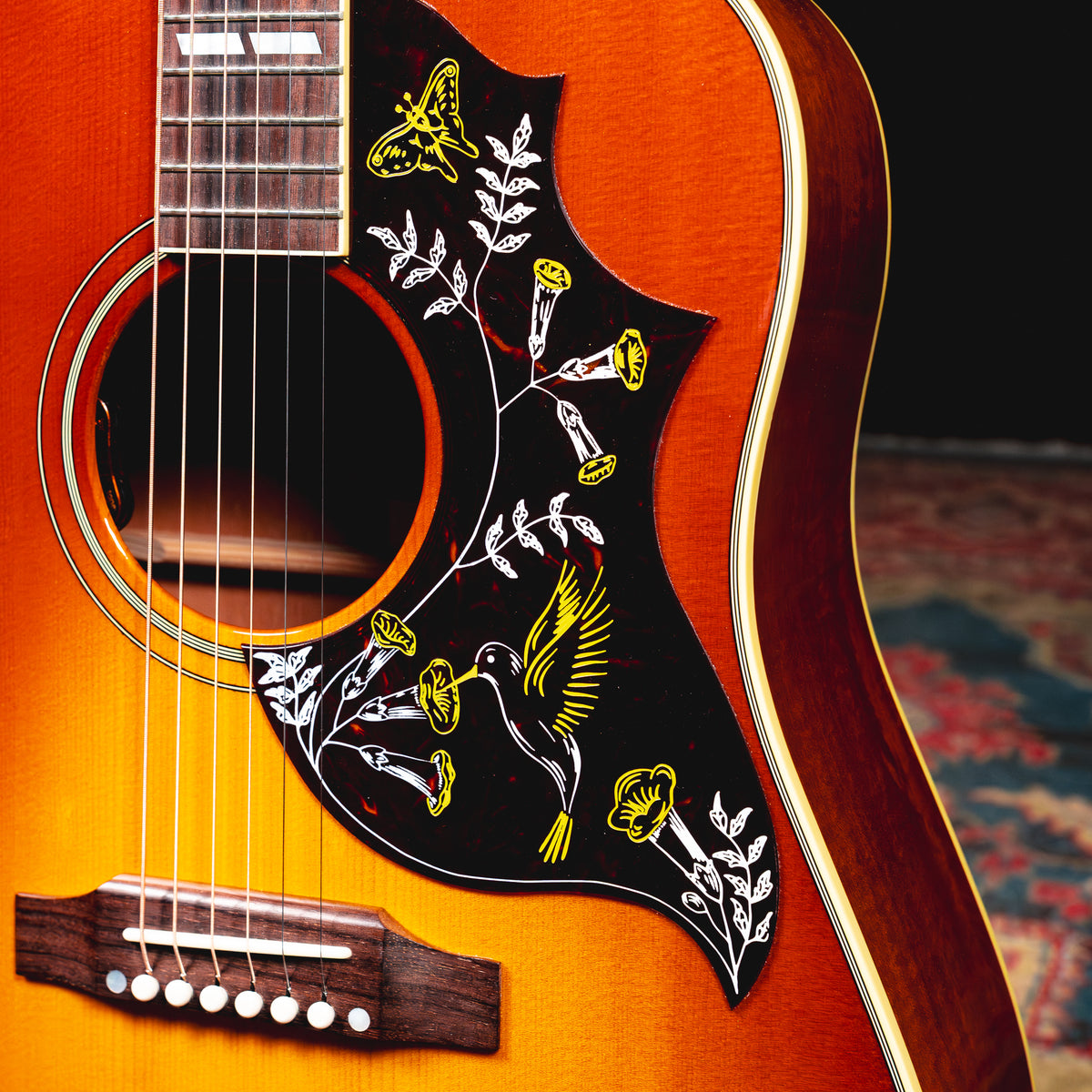 2024 Gibson Hummingbird Acoustic-Electric Guitar w/OHSC, Heritage Cherry Sunburst - Used