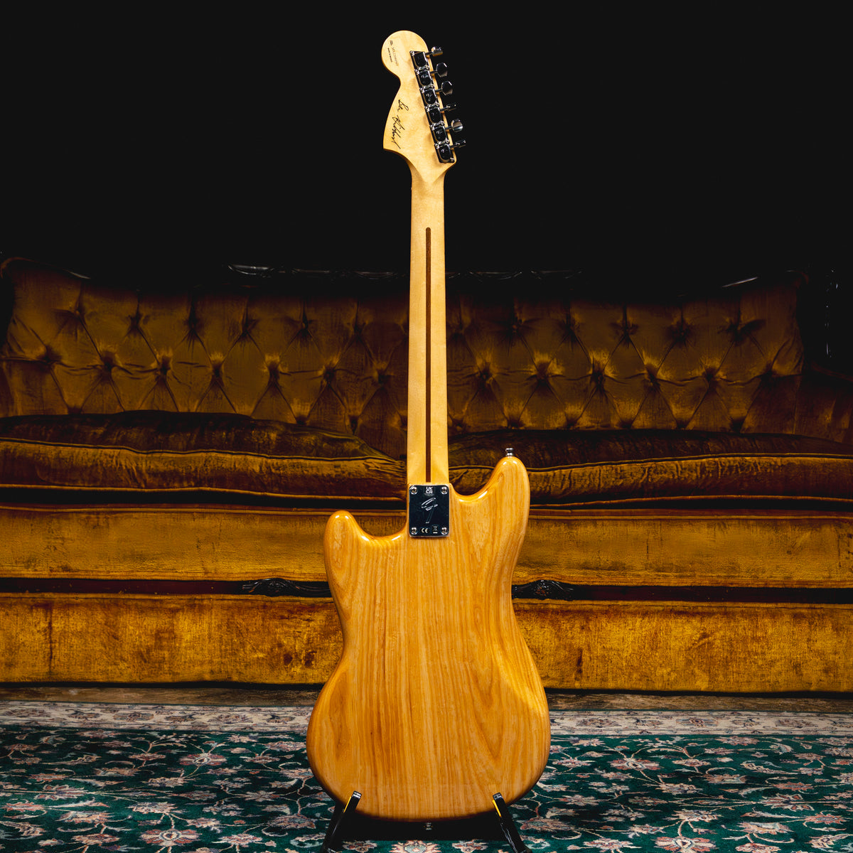 2022 Fender Ben Gibbard Mustang Electric Guitar w/Hard Shell Case, Natural - Used