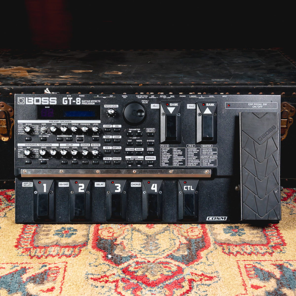 Boss GT-8 Multi-Effects Guitar Pedal w/Power Supply - Used