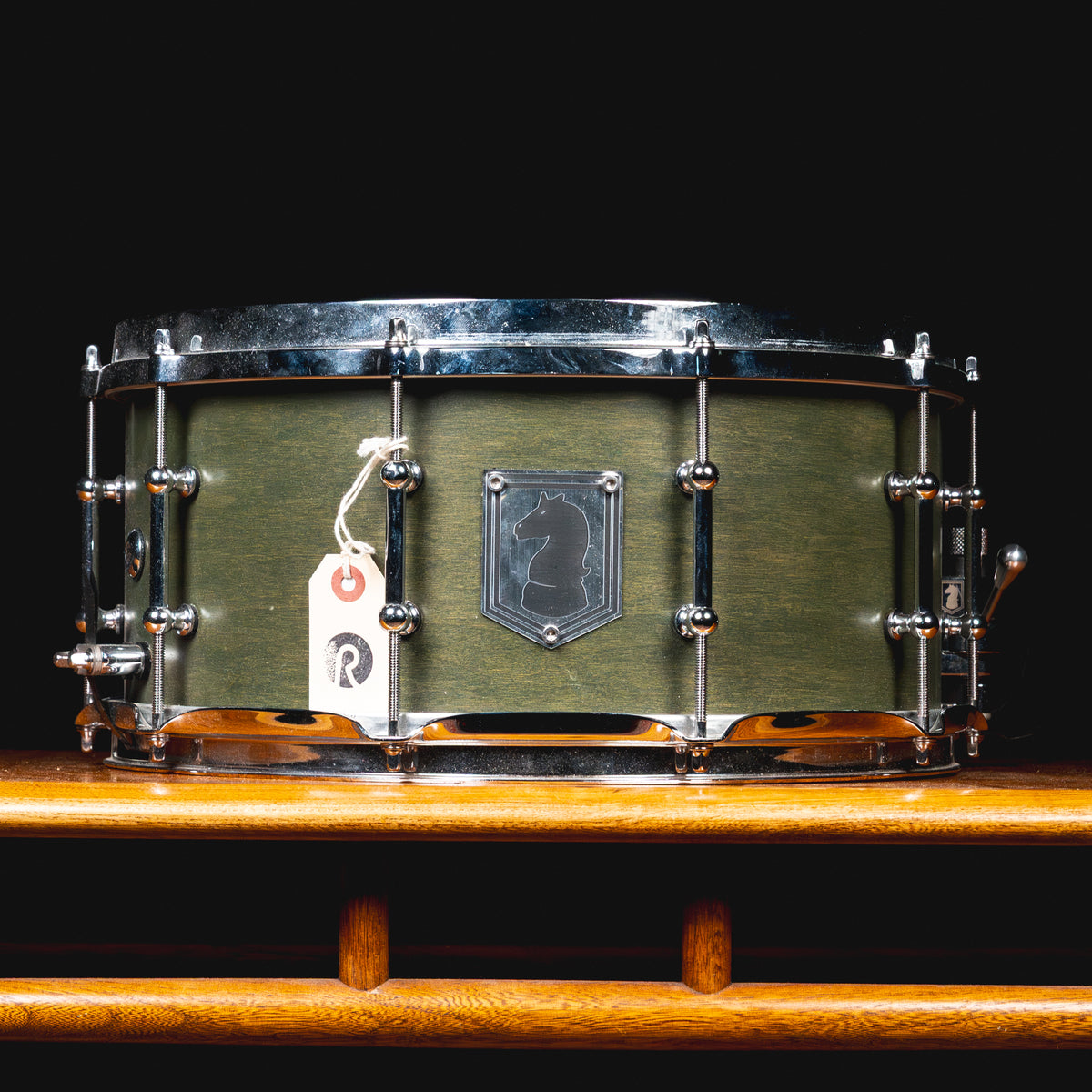 Dark Horse 14x6.5" Snare Drum, Green - Used