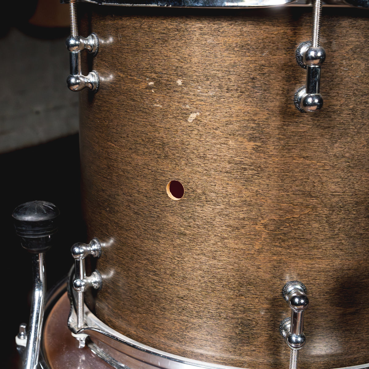 Dark Horse 3-Piece Maple Shell Drum Kit, Black Stain - Used