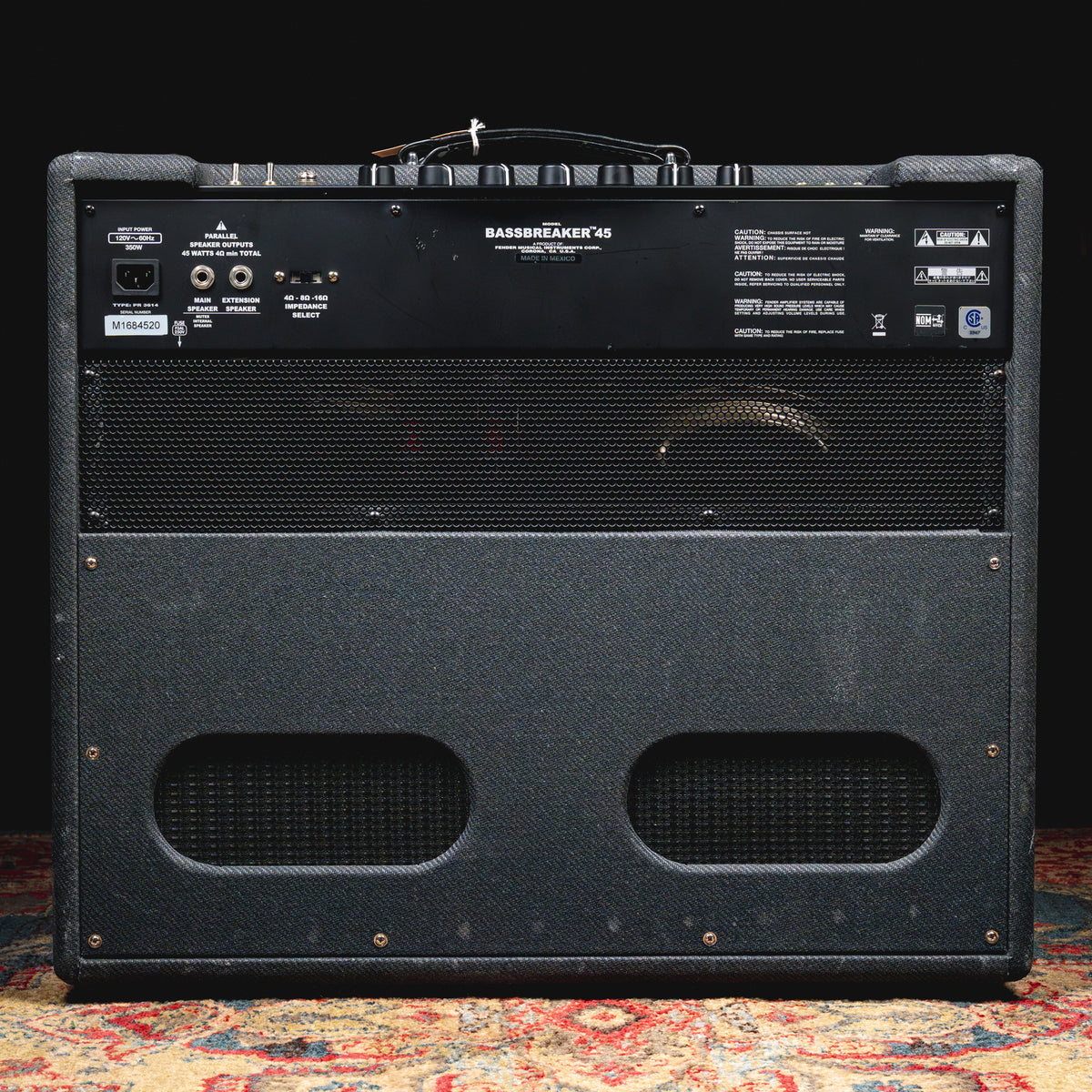 Fender Bassbreaker 45 2 x 12" Electric Guitar Combo Amplifier - Used