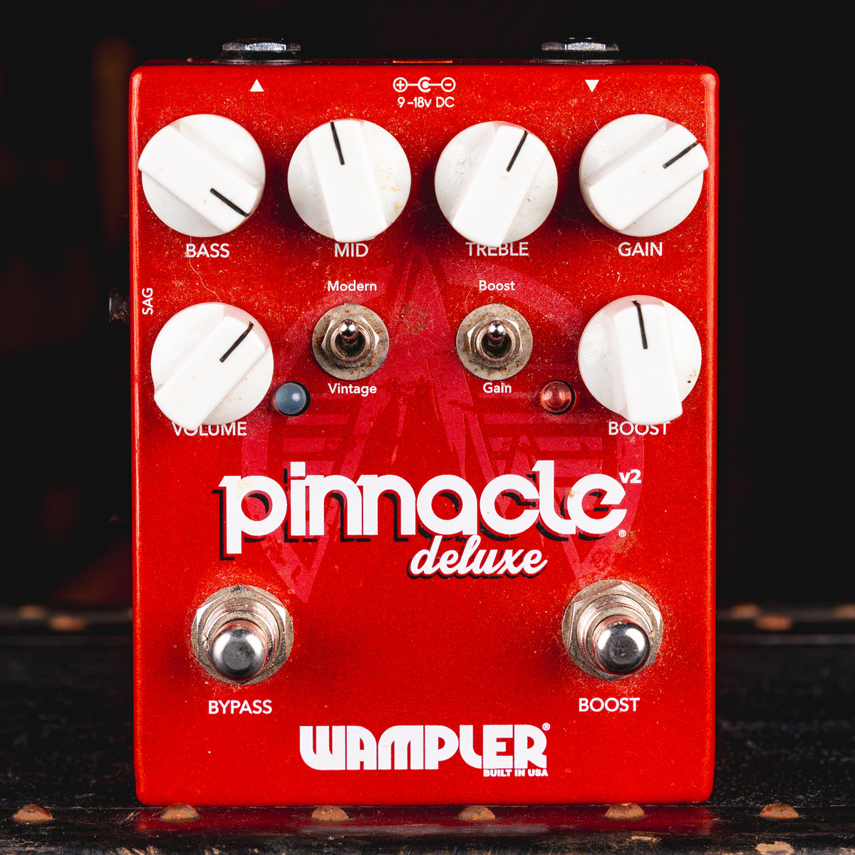 Wampler Pinnacle Deluxe V2 Distortion/Overdrive Effect Pedal - Used