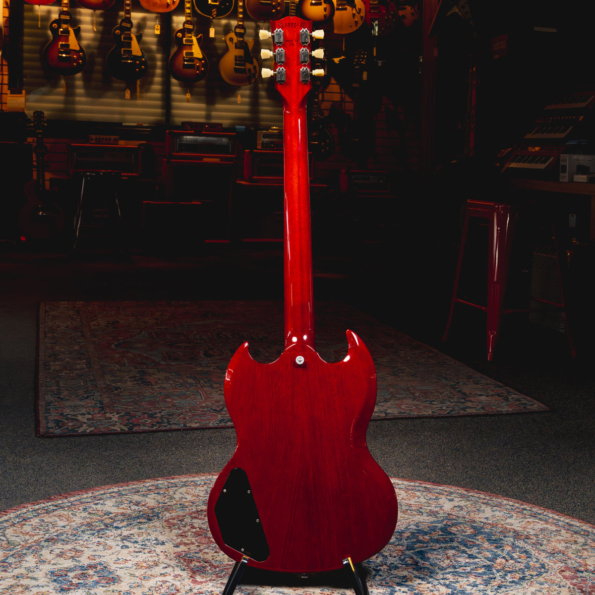 2022 Gibson SG Standard '61 Maestro Vibrola Electric Guitar, Vintage Cherry w/OHSC - Used