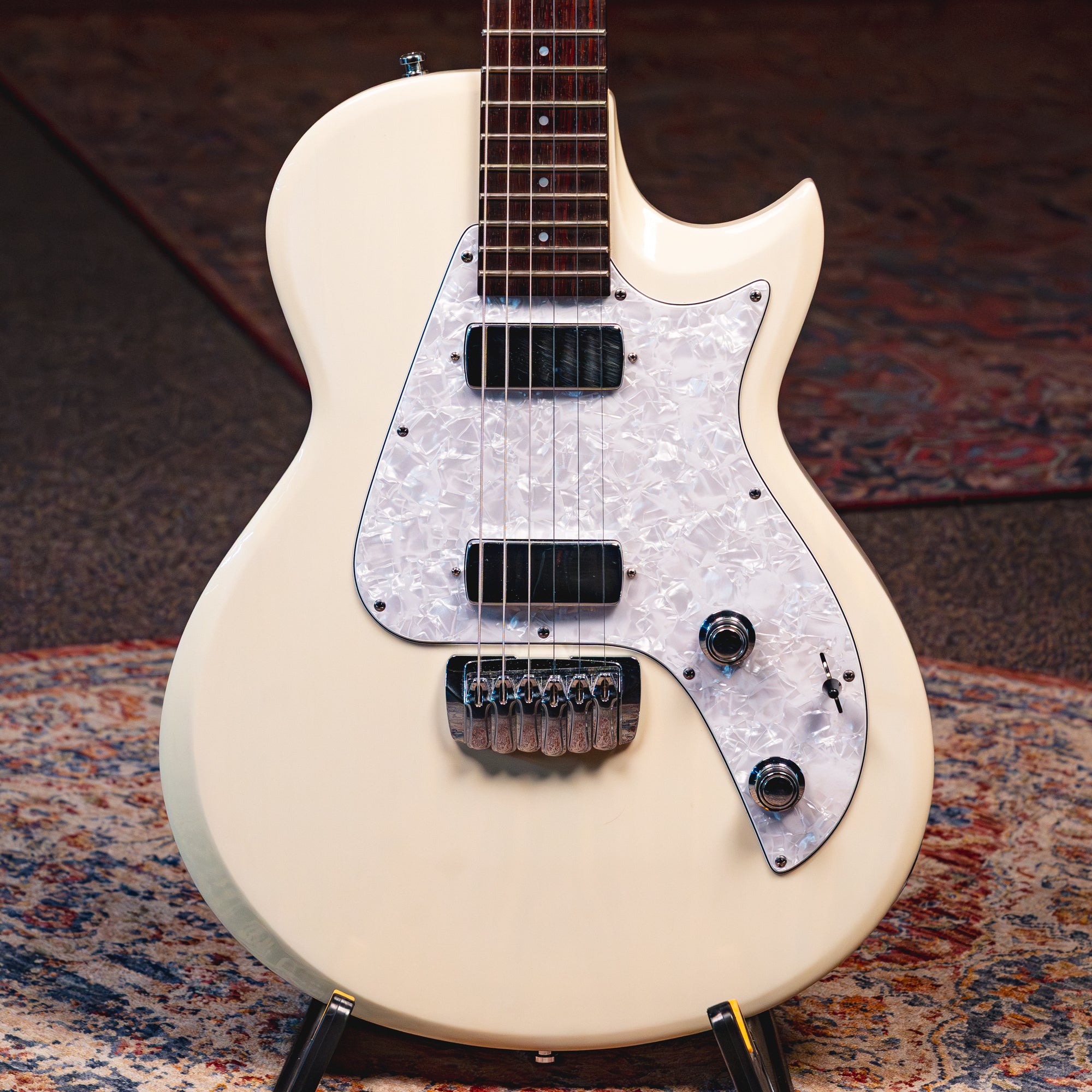 2007 Taylor SB1-X Electric Guitar, Trans White w/ OHSC - Used