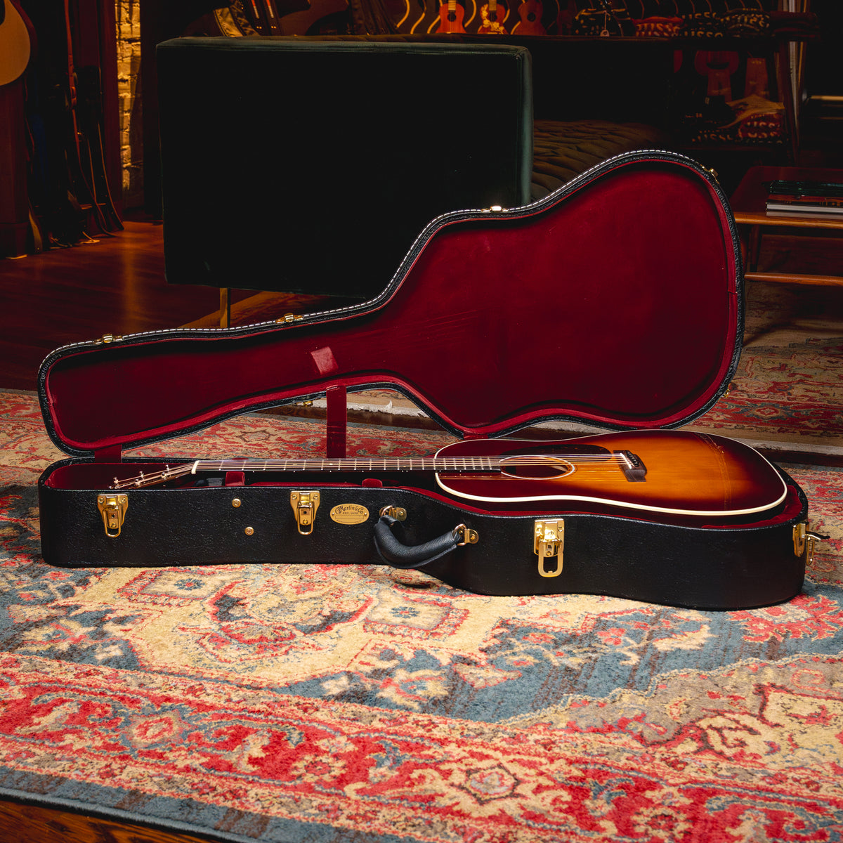 2023 Martin Custom Shop Sloped Shoulder D-14 Acoustic Guitar, 1933 Ambertone w/OHSC - Used
