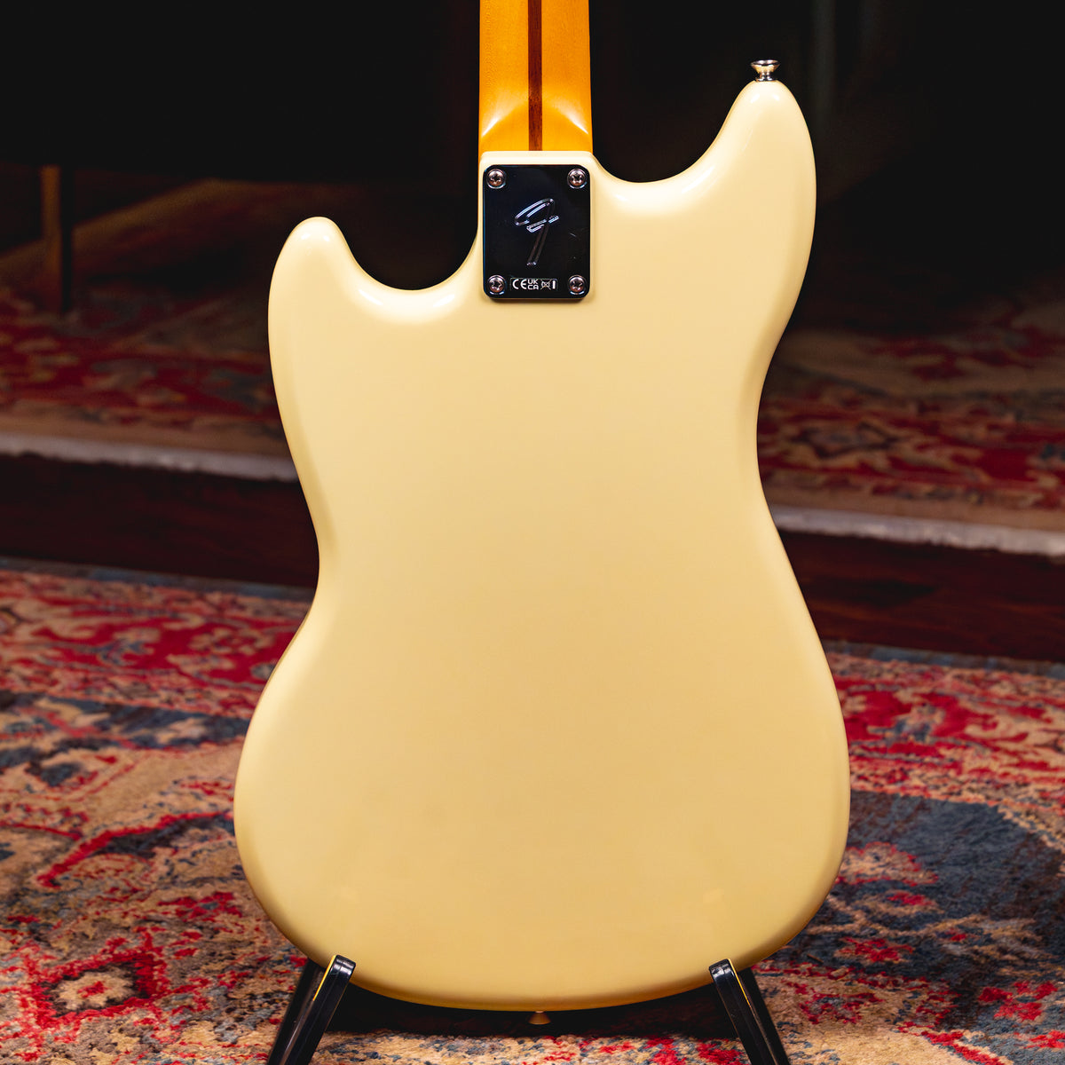 2025 Fender Player II Mustang Bass PJ, Hialeah Yellow w/Gig Bag - Used