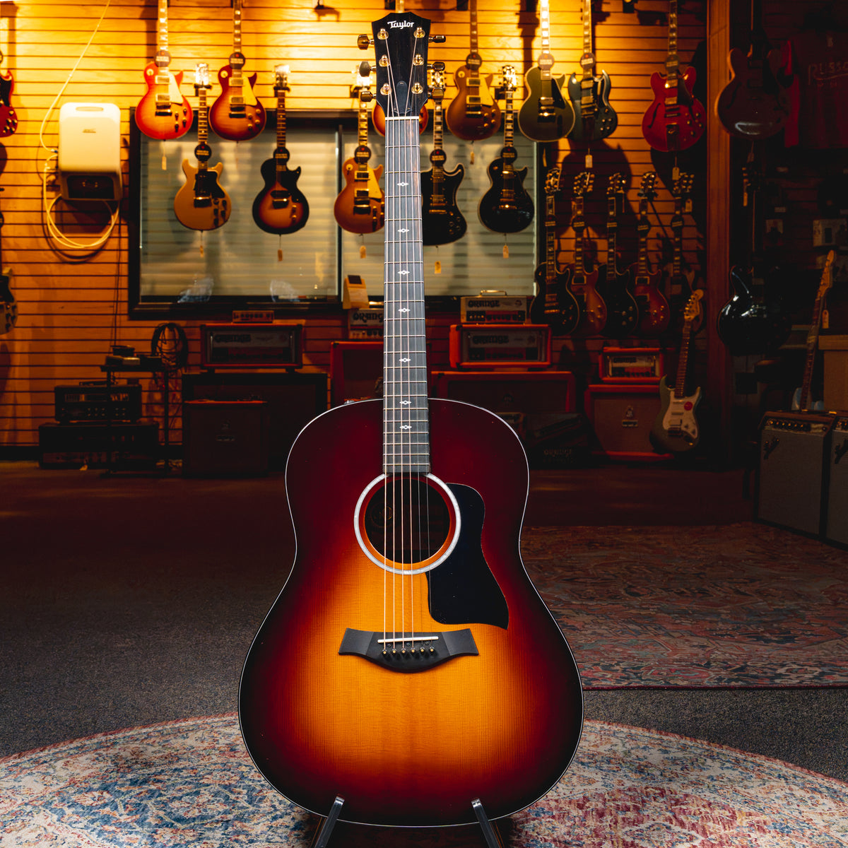 2022 Taylor 217e Plus Acoustic-Electric Guitar, Sunburst w/ Soft Case - Used