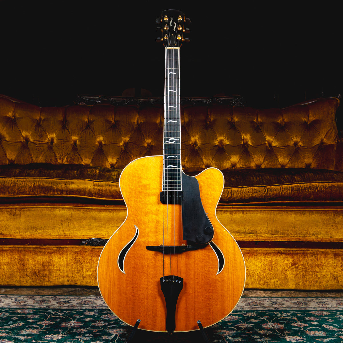1998 John S Kinnard Dell'Arte Frank Hicks Hollowbody Electric Guitar w/HSC - Used