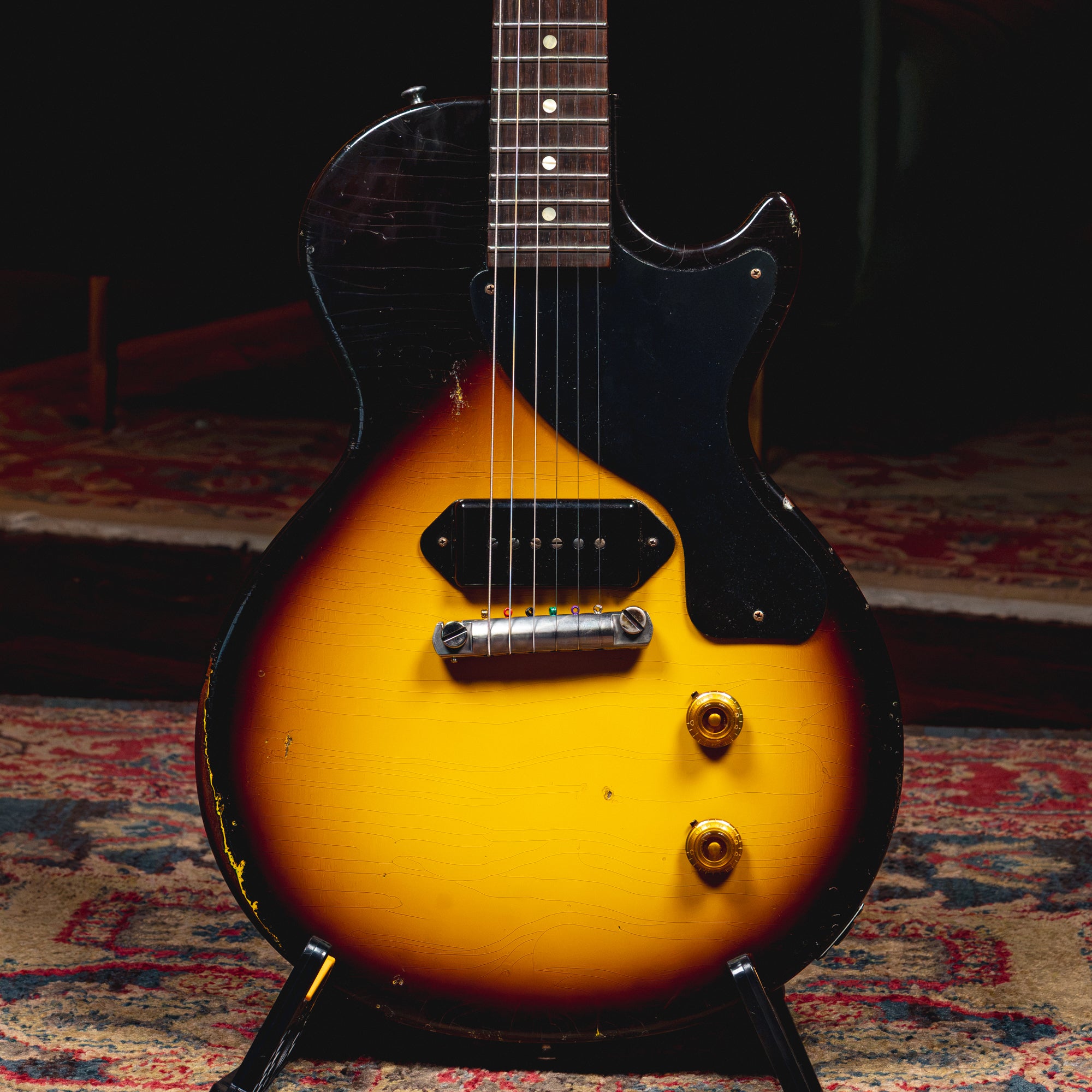 2025 Gibson Custom '57 Les Paul Junior, Heavy Aged VSB w/ OHSC - Used