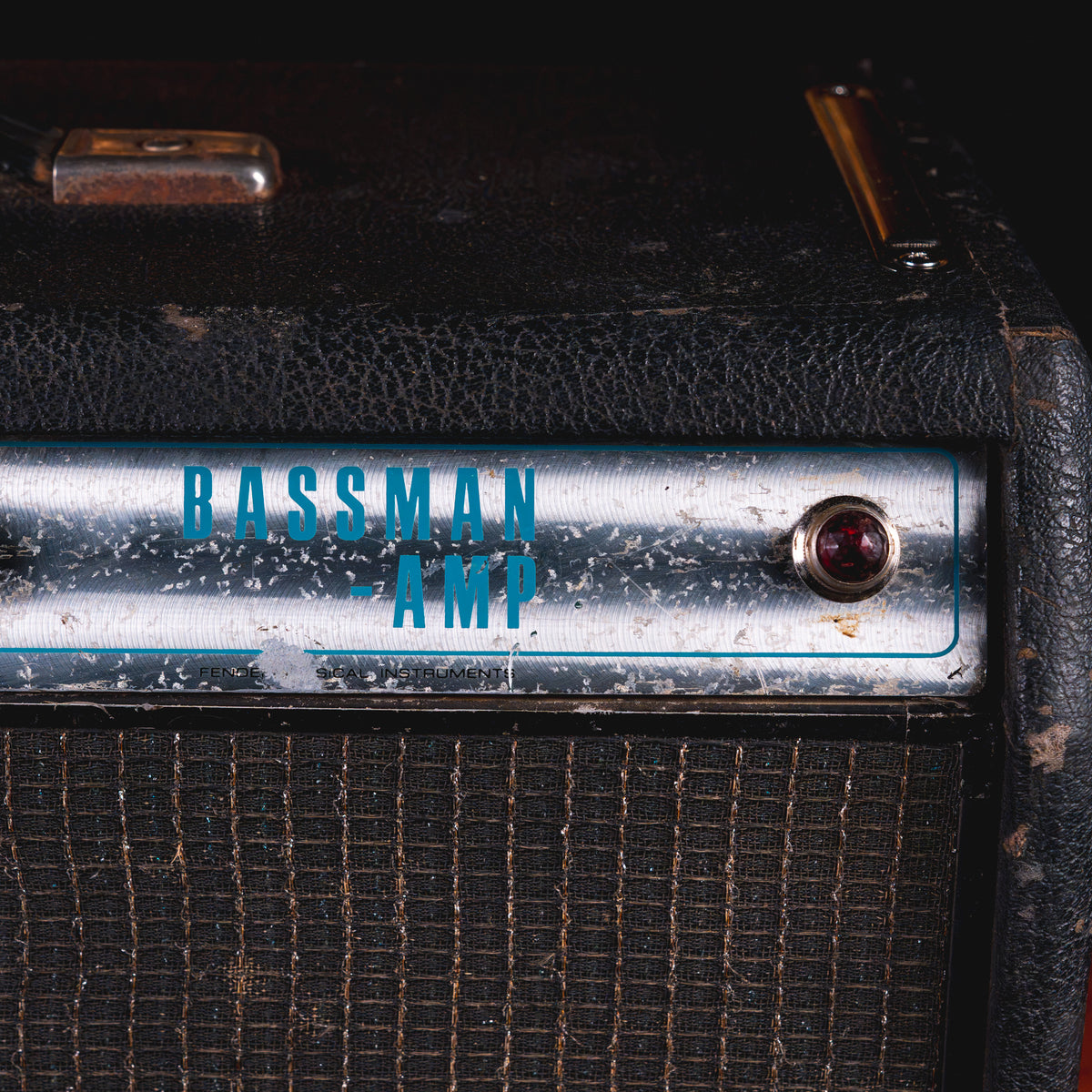 1969 Fender Bassman 50W Tube Amplifier Head, Silver Drip Edge - Used