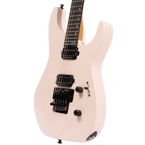 Jackson American Series Virtuoso, Streaked Ebony Fingerboard, Satin Shell Pink